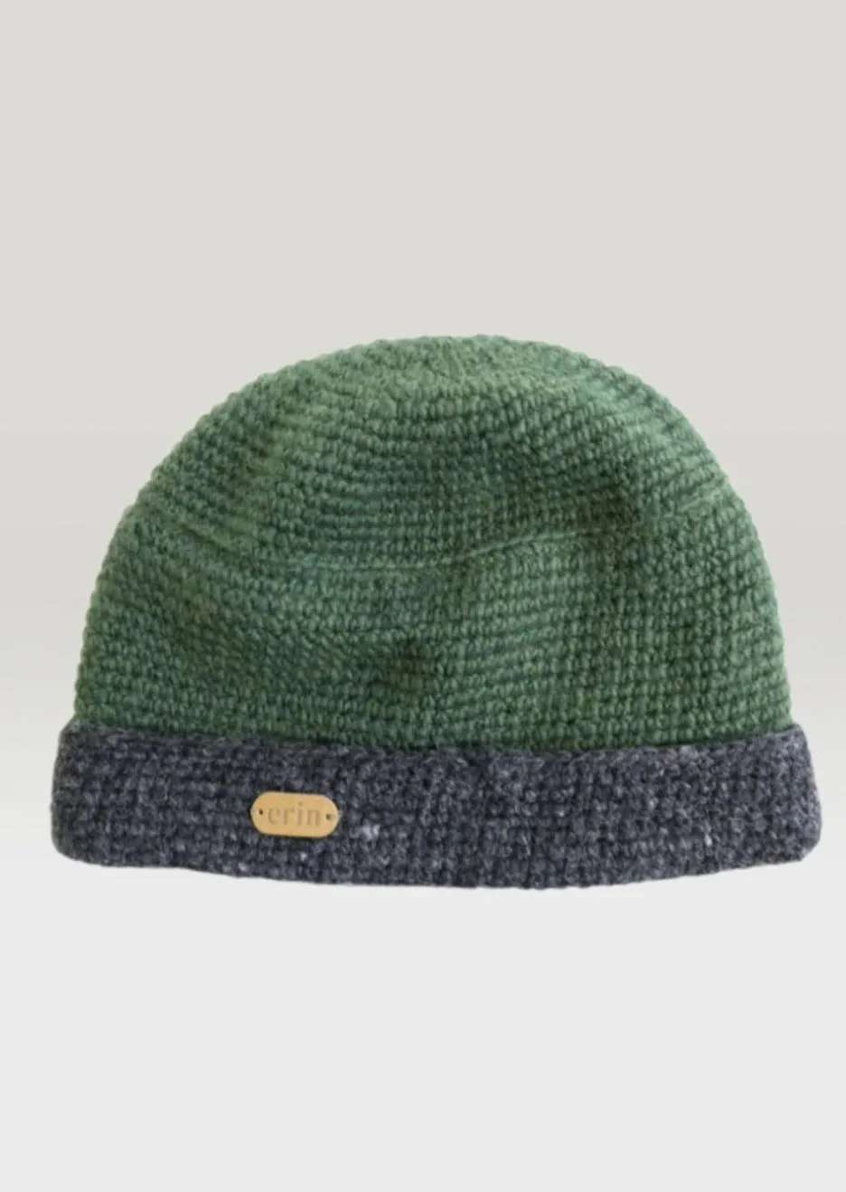 Charcoal Rib Pullon Hat | Charcoal Green