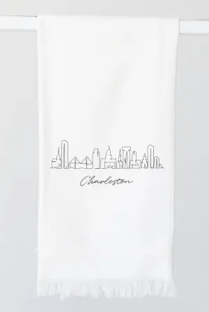 Charleston City Scape Hand Towel