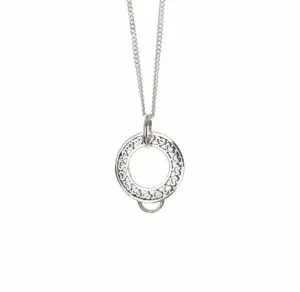 Charm Carrier Pendant | Silver