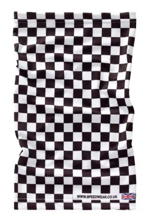 Chequered Flag Neck Warmer