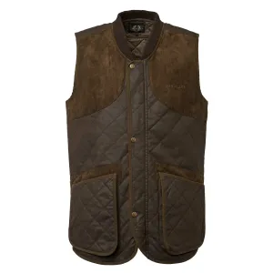 Chevalier Men&#x27;s Vintage Shooting Vest Leather Brown | Buy Chevalier Men&#x27;s Vintage Shooting Vest Leather Brown here | Outnorth