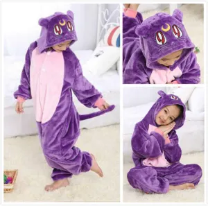 Children's Sailor Moon Luna Kigurumi