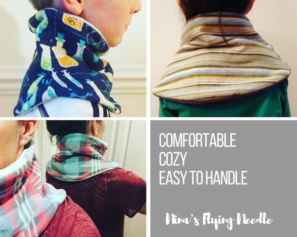 Child's Handmade Neck Warmer Helicopters
