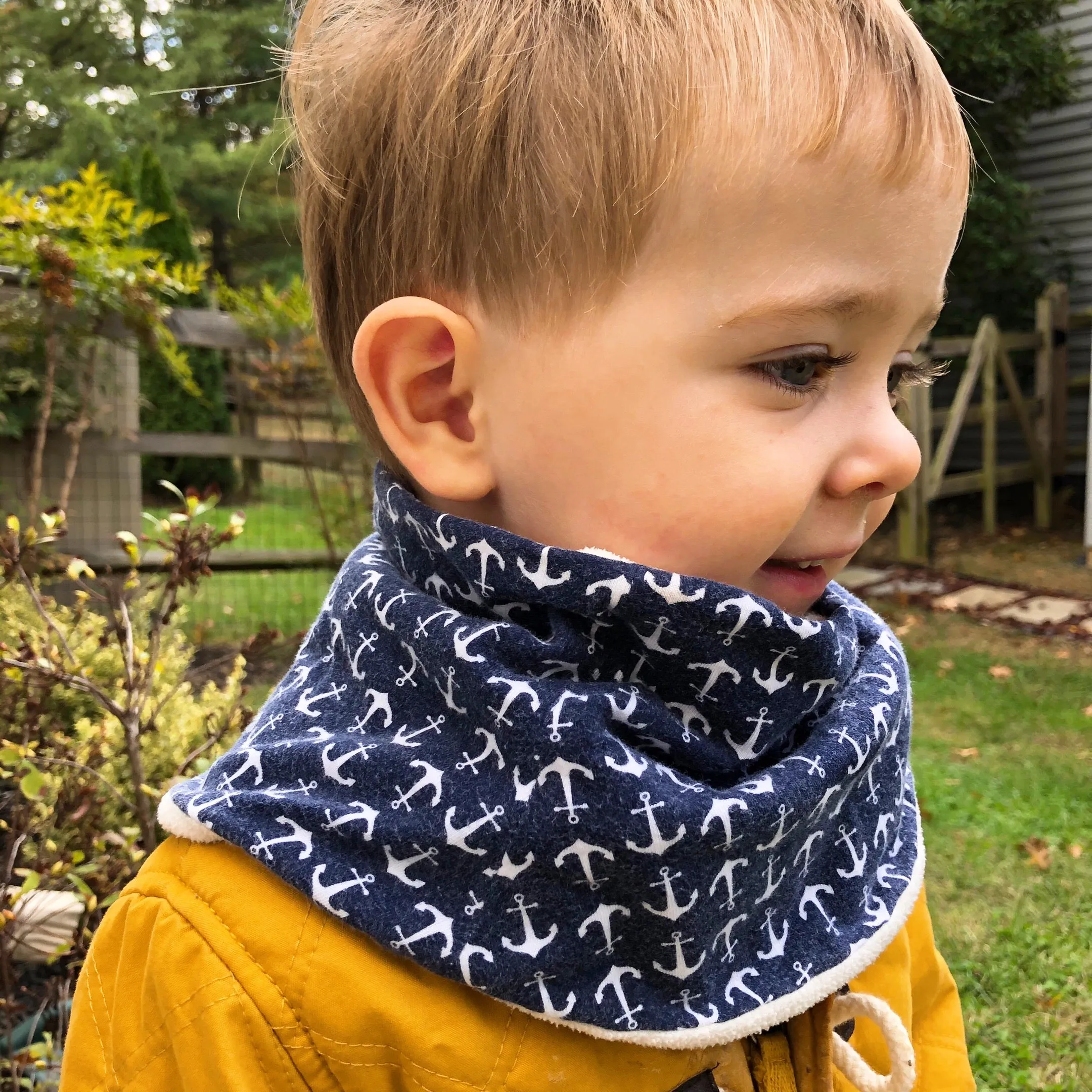 Child's Handmade Neck Warmer Helicopters