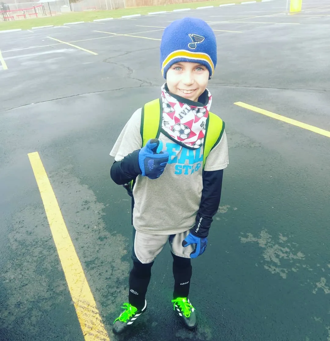 Child's Handmade Neck Warmer Helicopters