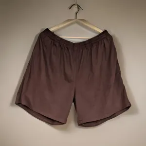 Chocolate Brown Cotton Shorts