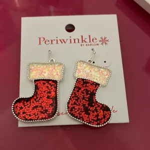 Christmas Sockings Drop Earrings