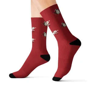 Christmas Sublimation Socks - Unique Holiday Gift