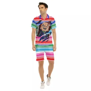 CHUCCY F BACC Men's Short Sleeve Shirt Sets