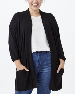 Cia 3/4 Sleeve Cardigan | Black