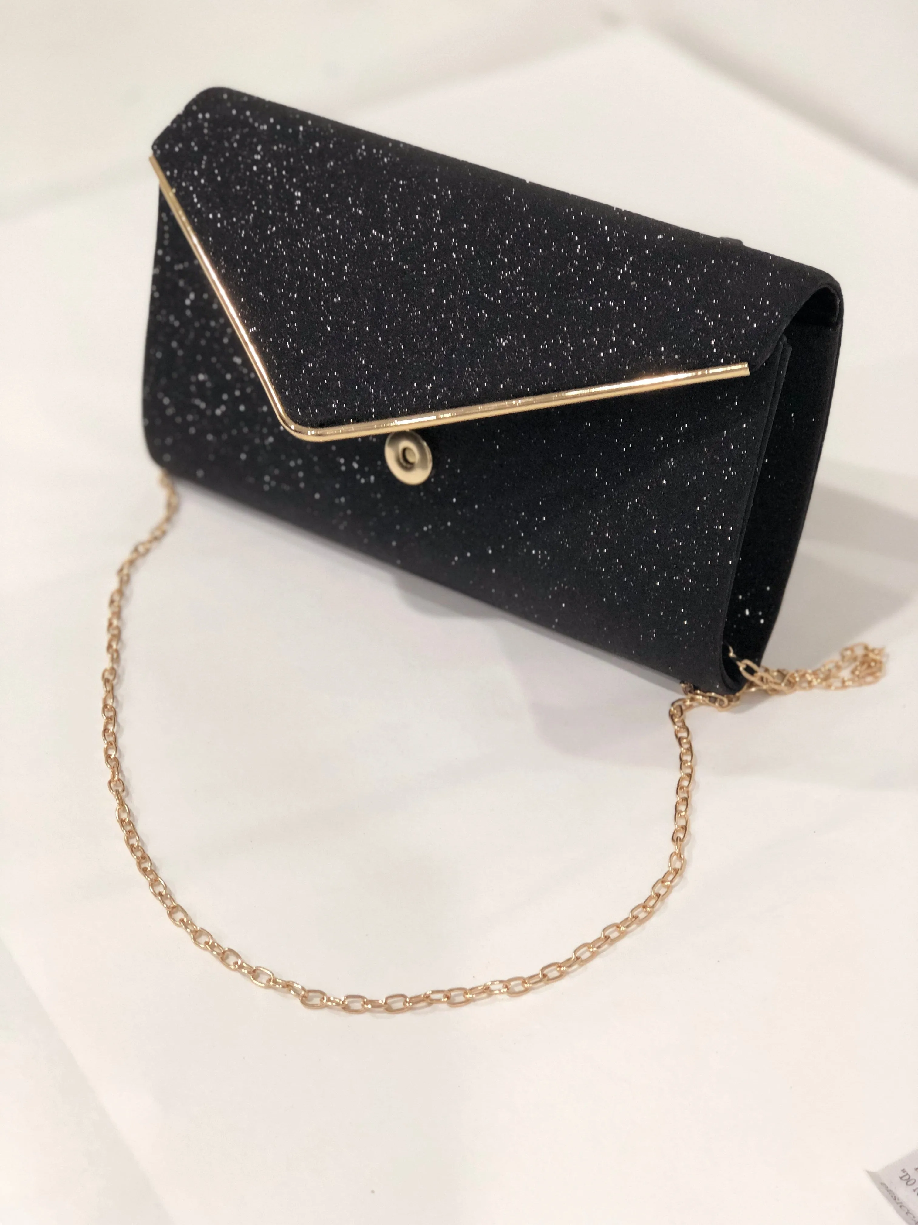 Claren Glitter Clutch