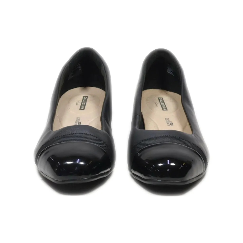 Clarks Collection Mid-Heel Shoes Leather Black Colour For Women