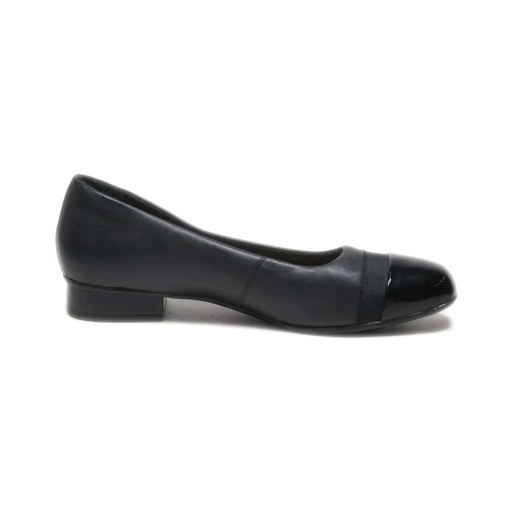 Clarks Collection Mid-Heel Shoes Leather Black Colour For Women