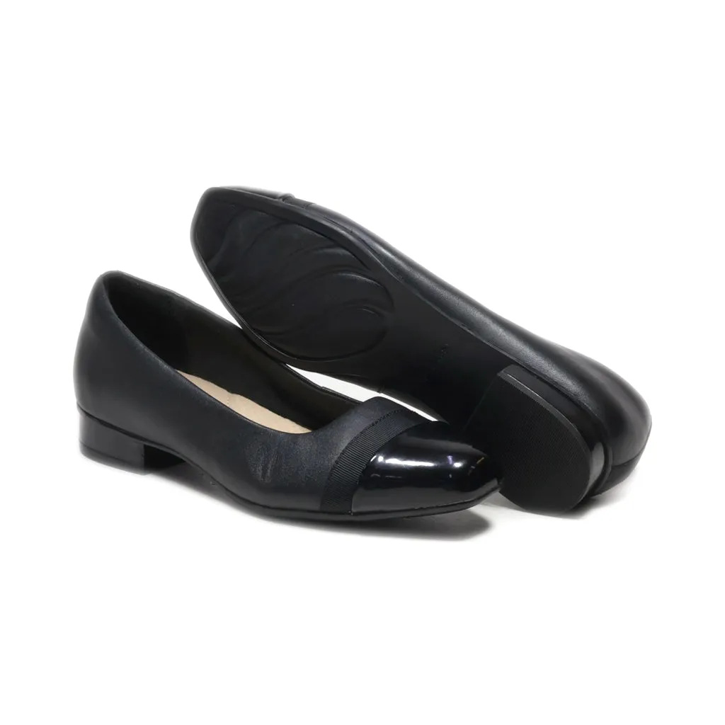 Clarks Collection Mid-Heel Shoes Leather Black Colour For Women