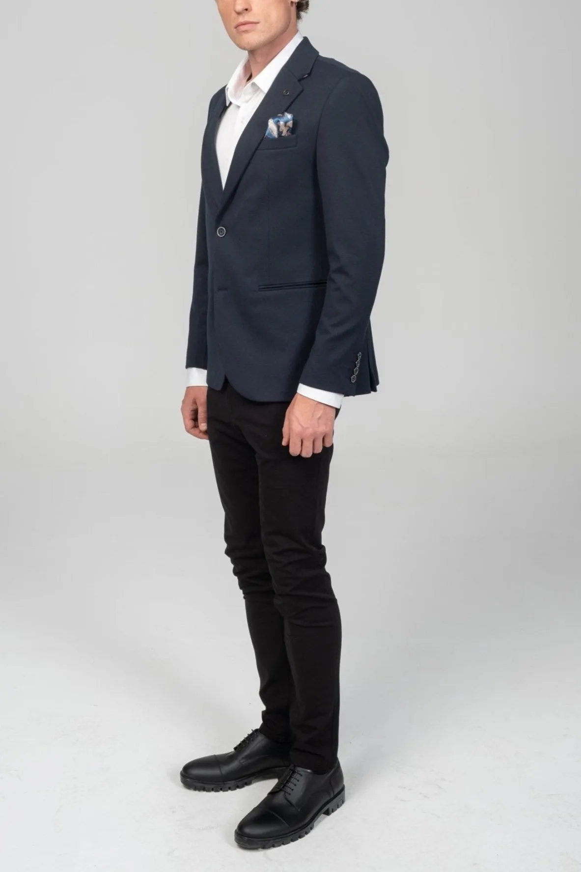 Classic Fit Blazer - Navy