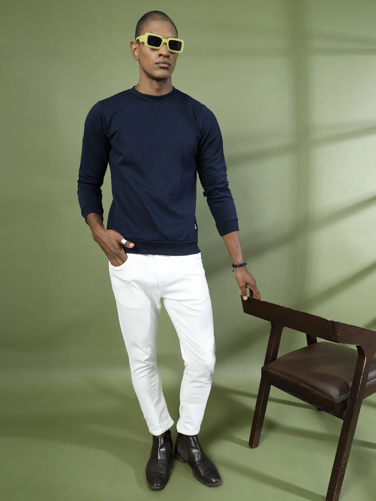 Classic Men's Fleece Regular Fit Sweatshirt
