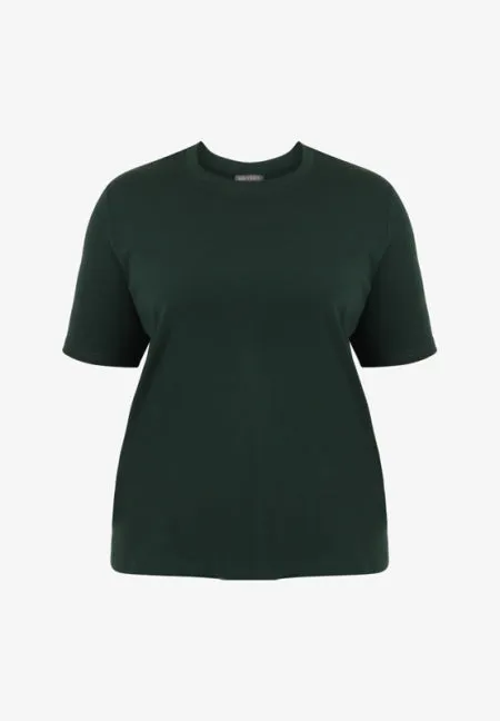 Cleo Premium Cotton Short Sleeve Tshirt - Magenta