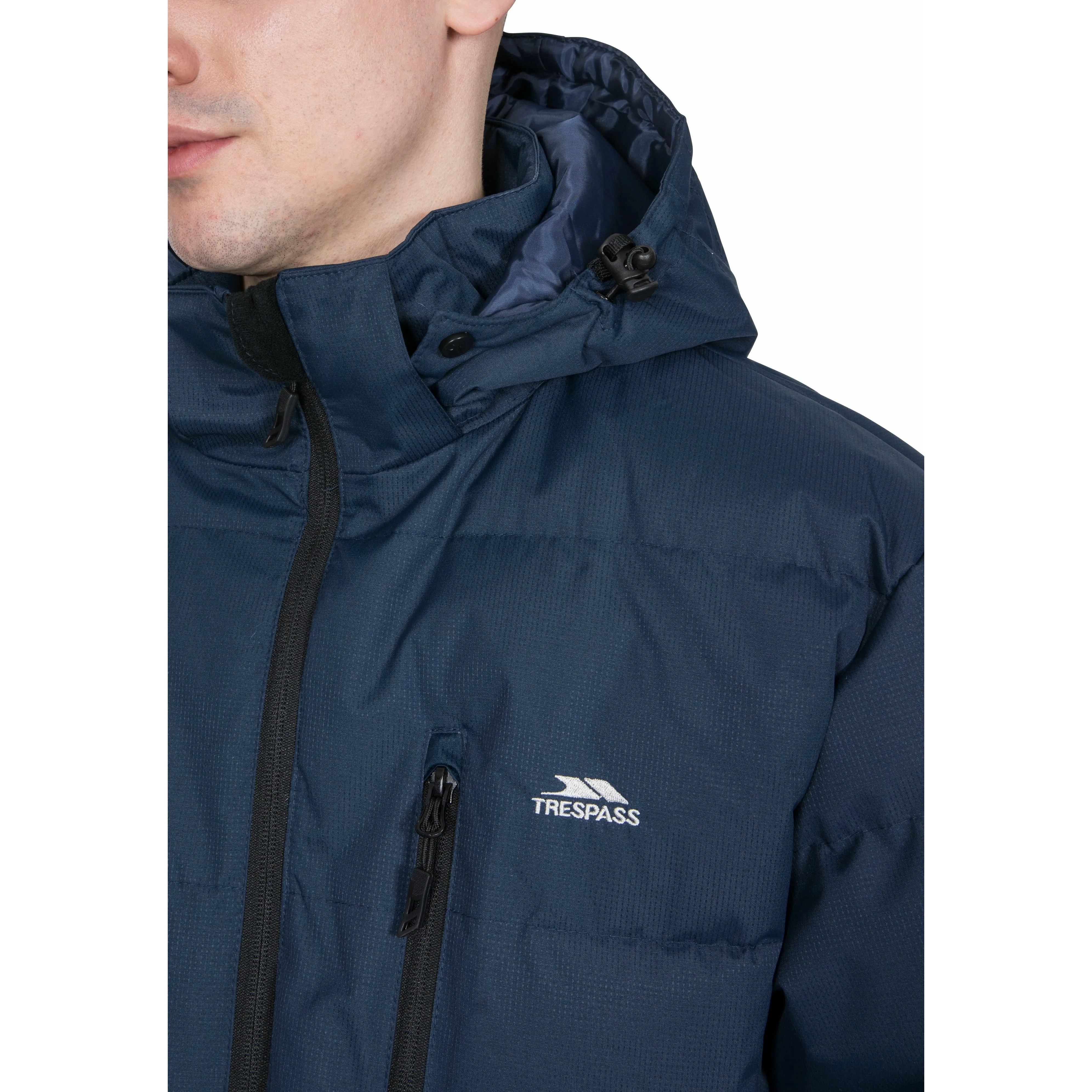 Clip Mens Padded Casual Jacket - Navy