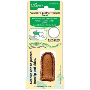 Clover - Natural Fit Leather Thimble - Small