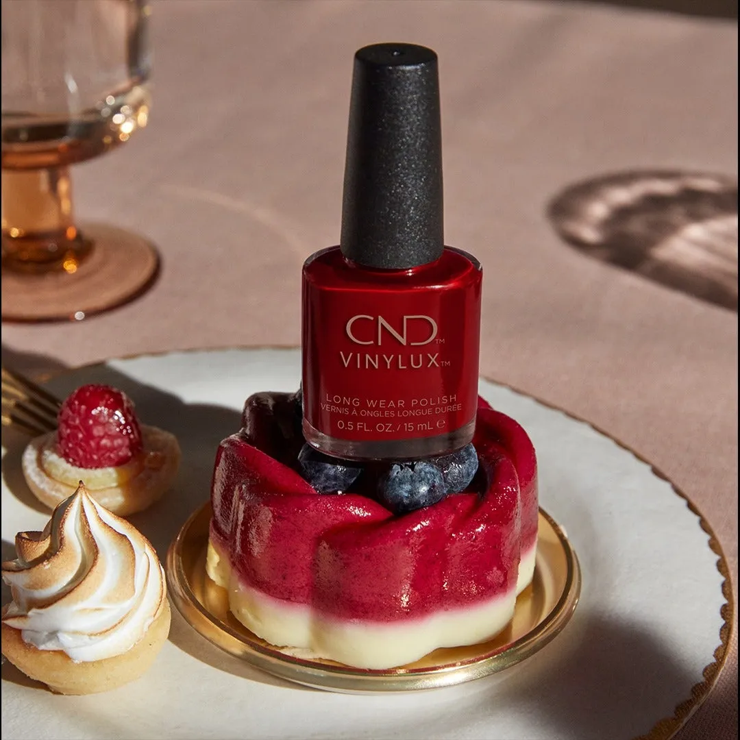 CND - Vinylux Topcoat & Cherry Apple 0.5 oz - #362