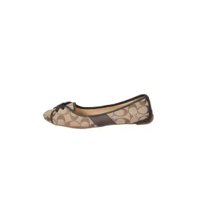 Coach Josie Casual Ballerinas Leather Brown Colour For Women