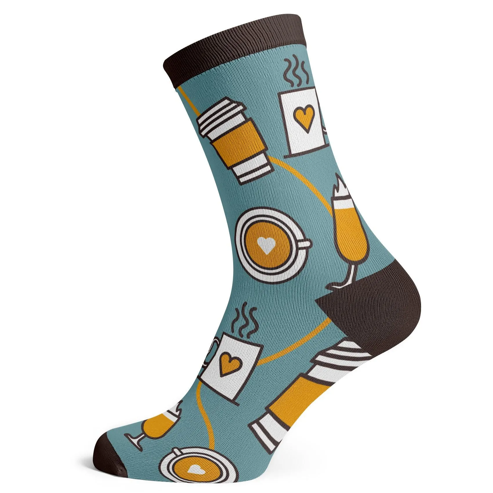 Coffee Collage Socks