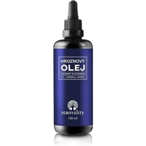 Cold pressed grapeseed oil 100ml, produced in the Czech Republic, Renovality