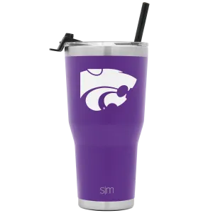 Collegiate Cruiser Tumbler with Flip Lid and Straw