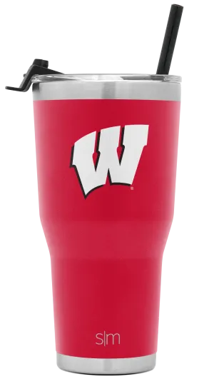 Collegiate Cruiser Tumbler with Flip Lid and Straw