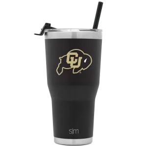 Collegiate Cruiser Tumbler with Flip Lid and Straw