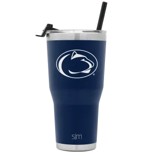 Collegiate Cruiser Tumbler with Flip Lid and Straw