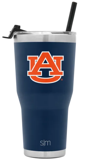 Collegiate Cruiser Tumbler with Flip Lid and Straw