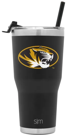 Collegiate Cruiser Tumbler with Flip Lid and Straw