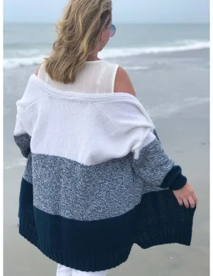 Color Block Cardigan (Knit) - Version 2