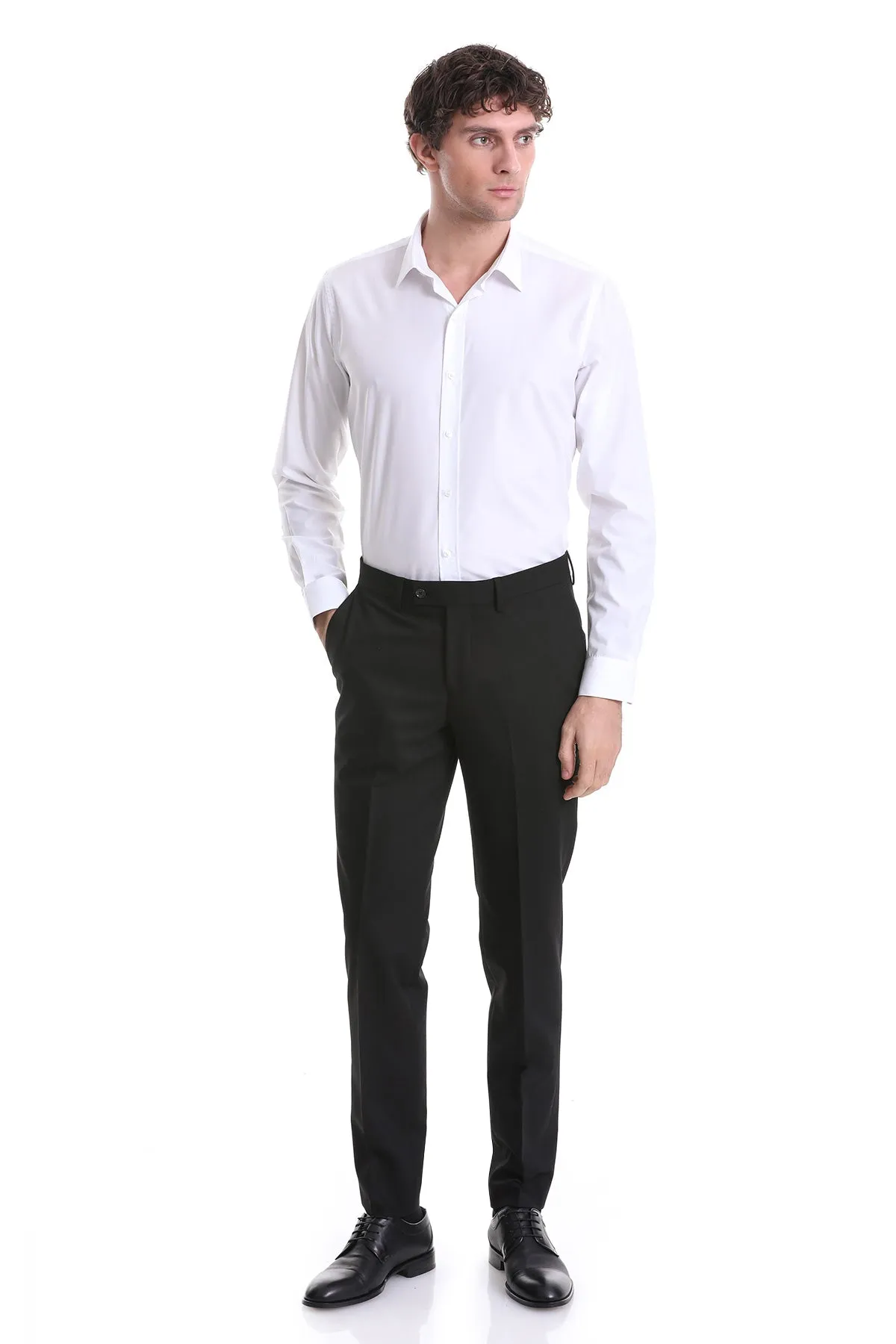 Comfort Fit Cotton White Casual Shirt