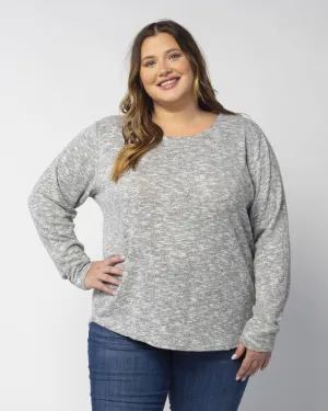 Comfort Zone Top | Heather Grey