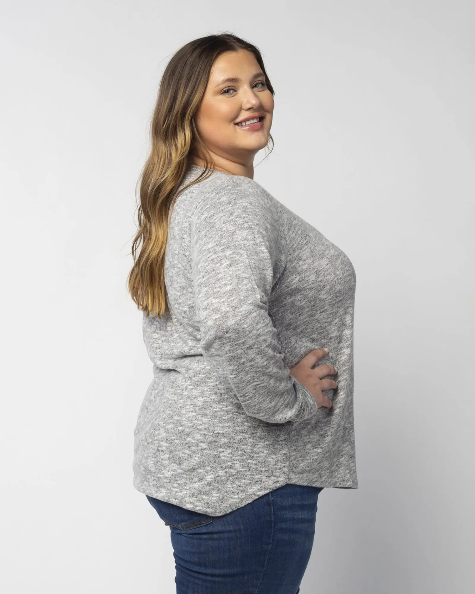Comfort Zone Top | Heather Grey