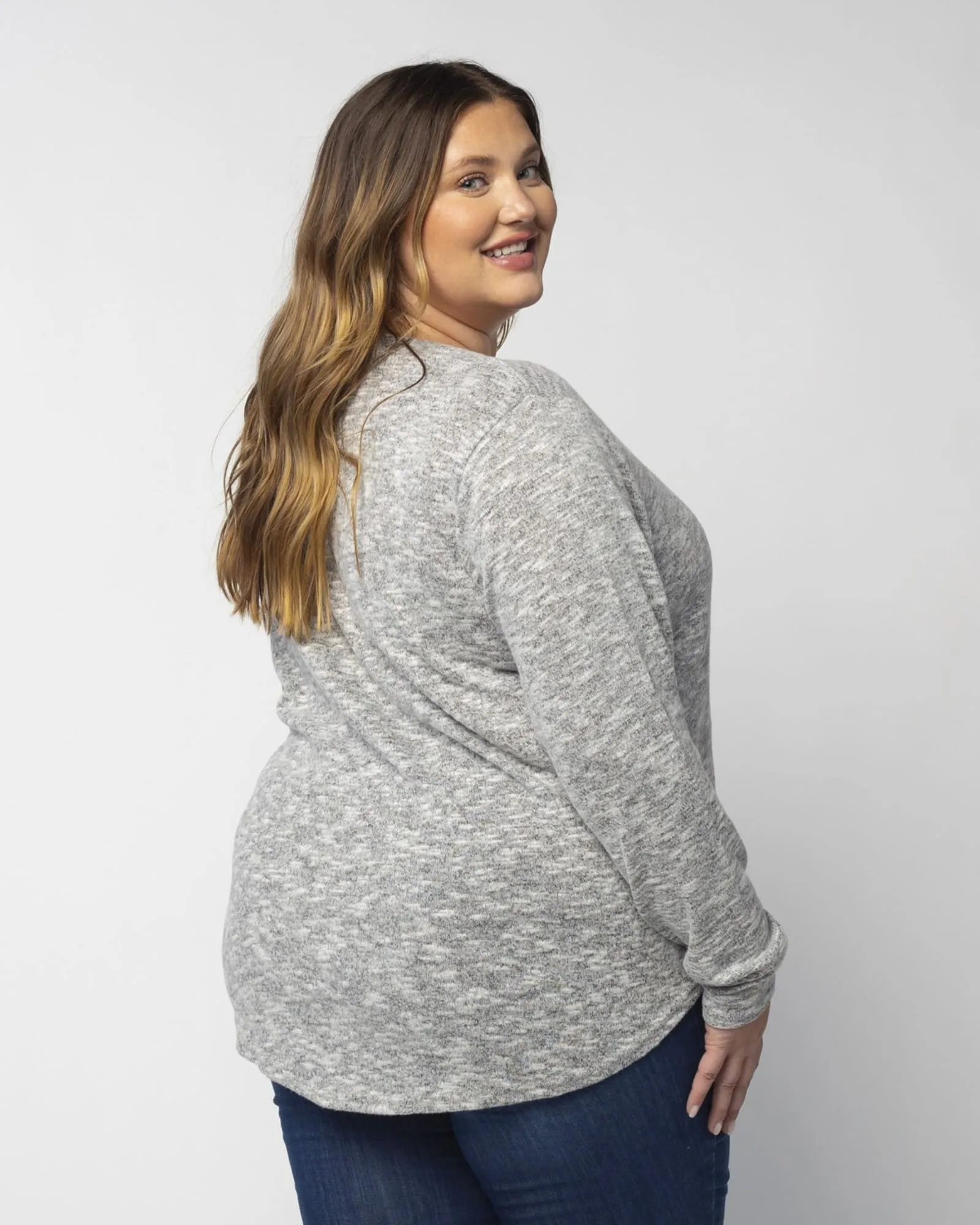 Comfort Zone Top | Heather Grey