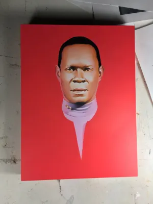 “Commander Magenta” original oil painting