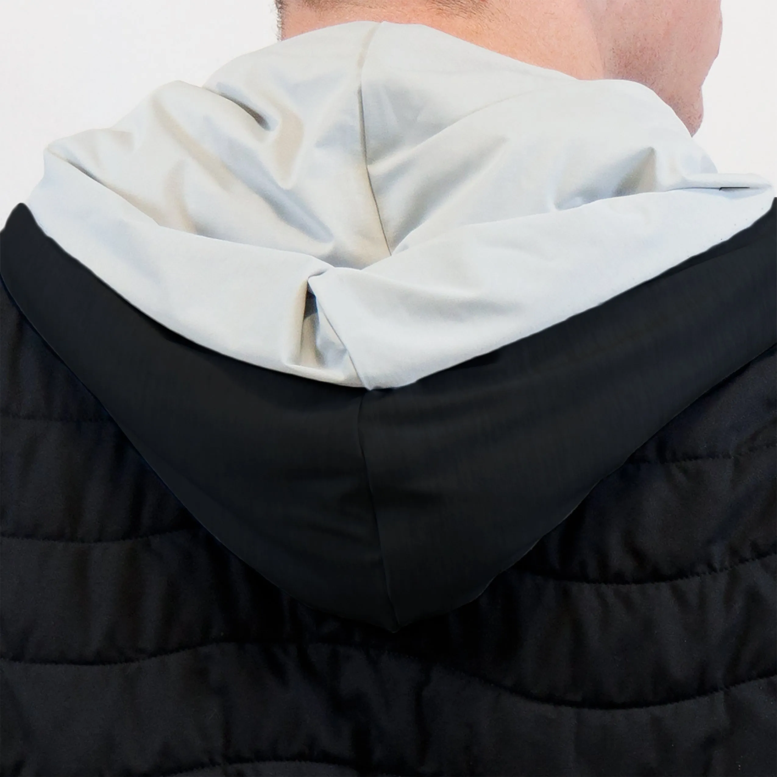 Corlys Hooded Vest MSU - Black/Grey Heather