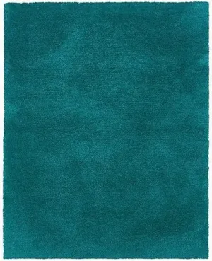 Cosmo Shag 81104 Teal/ Teal Rug