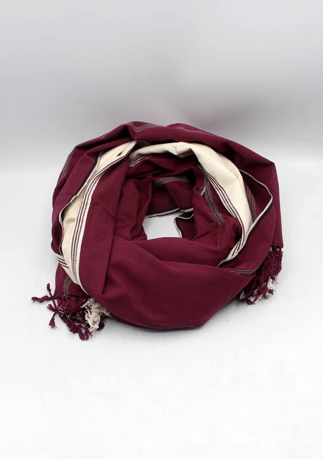 Cotton  Buddhist Nagpa Shawl