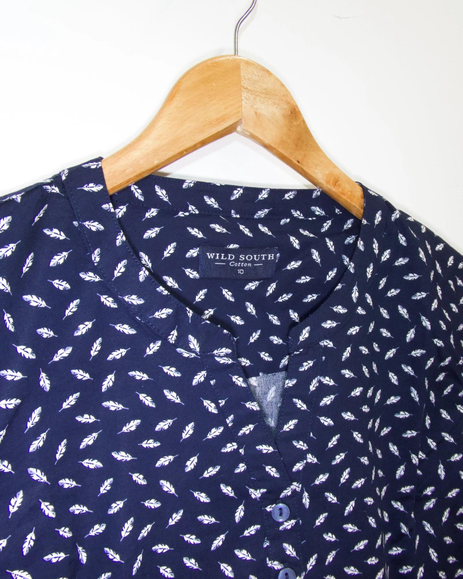 COTTON CASUAL LS TOP