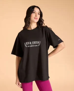 Cotton Oversized Printed Graphic Tshirt