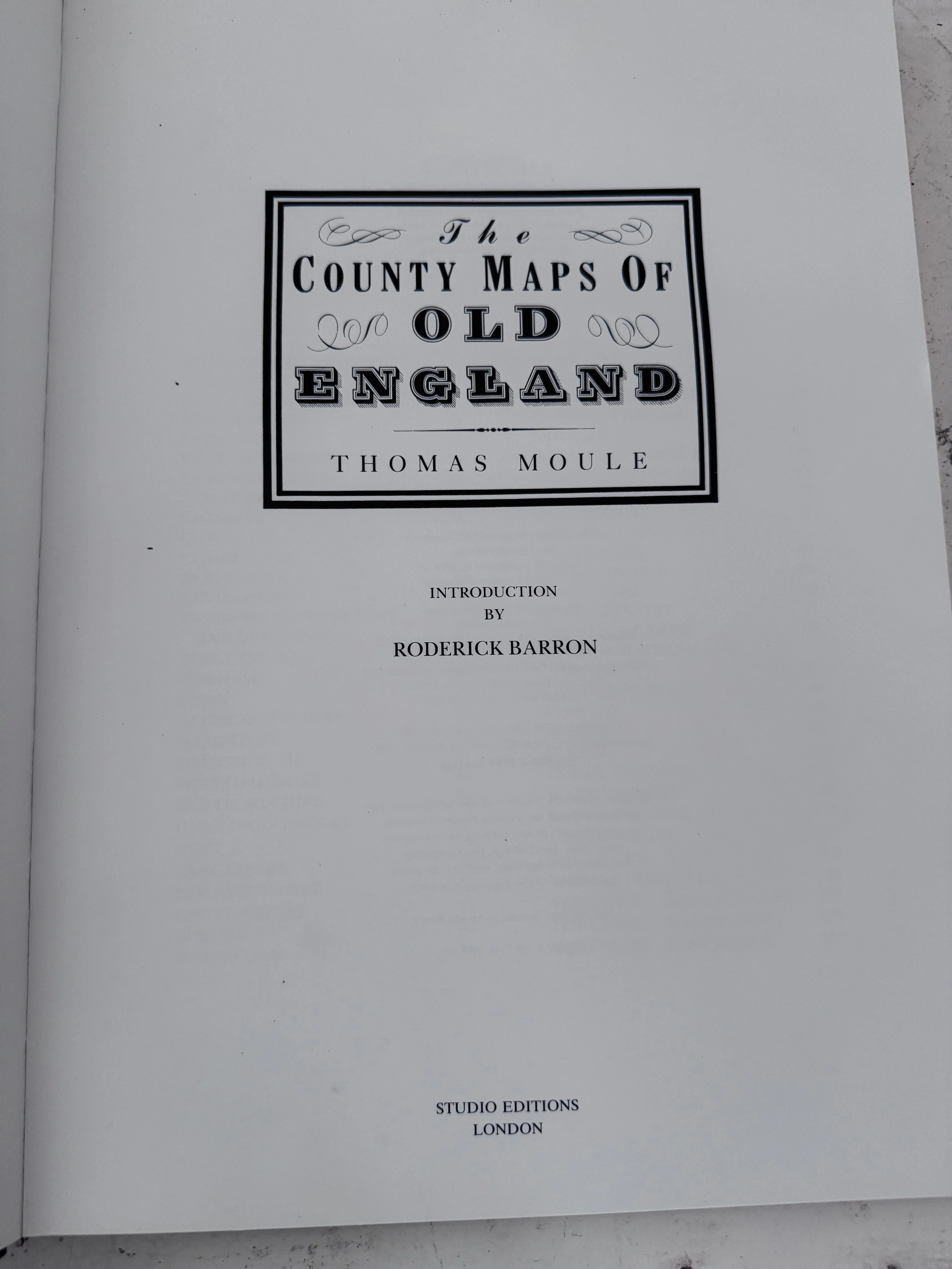 County Maps Of Old England