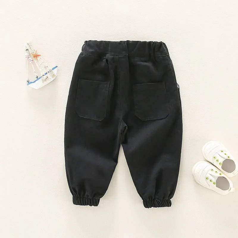 Cozy Kids' Cargo Pants with Fleece Lining