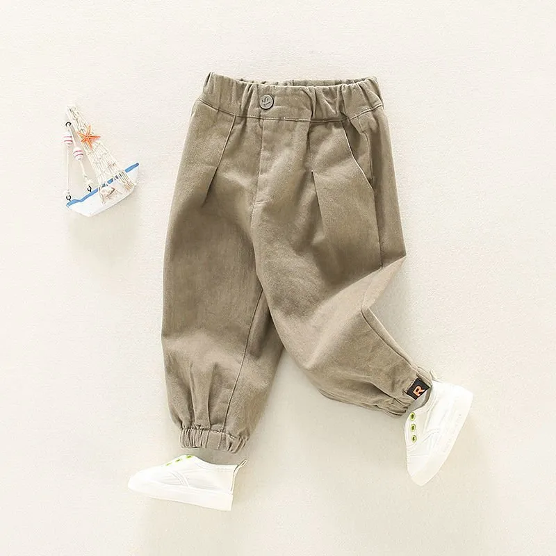 Cozy Kids' Cargo Pants with Fleece Lining
