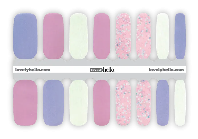 Cozy Pastels Nail Wraps
