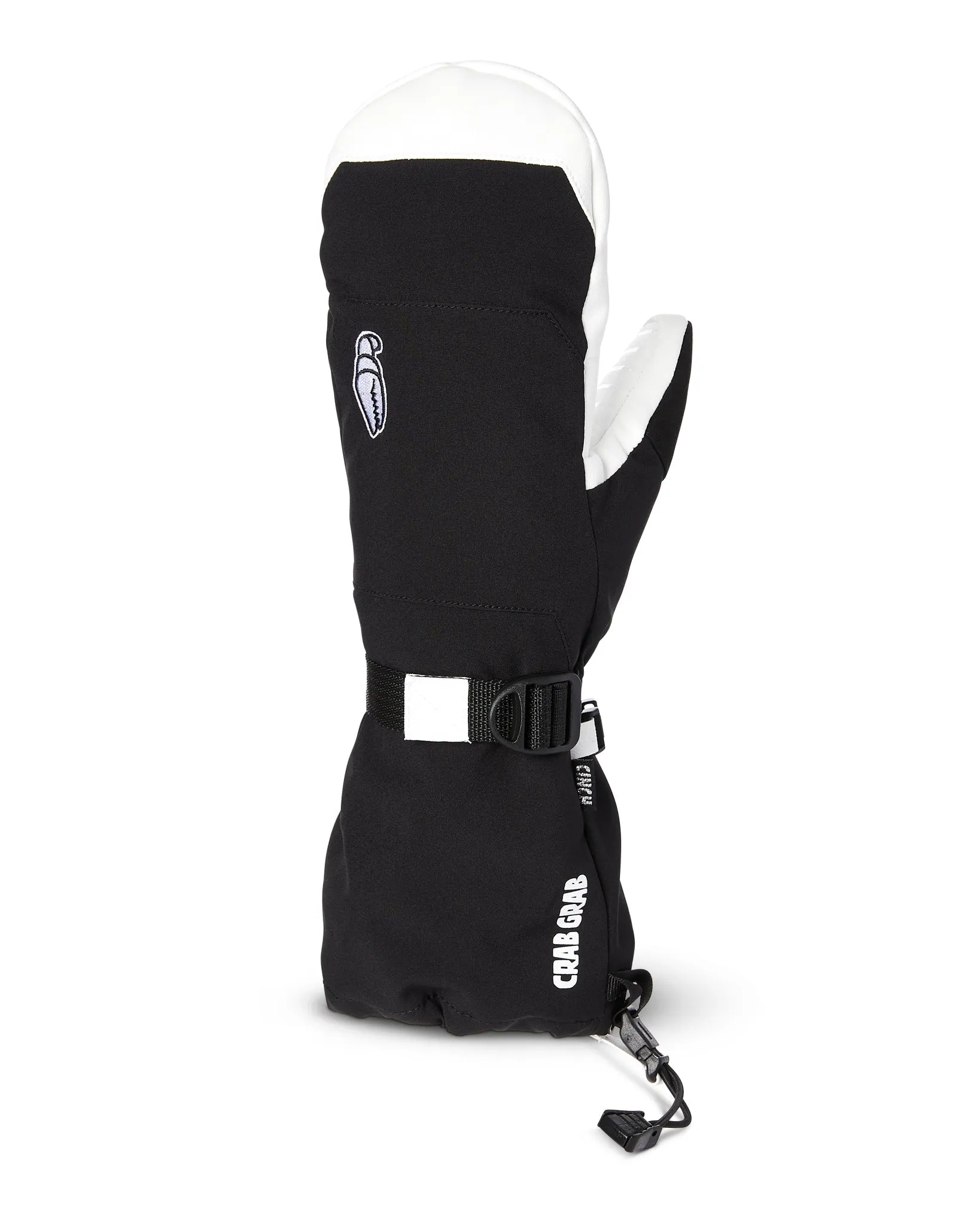 Crab Grab Cinch Mitten Black & White