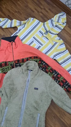 Crazy fleece,patagonia,baja mix items
